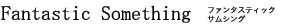 fantastic something�@�t�@���^�X�e�B�b�N�T���V���O�@���W